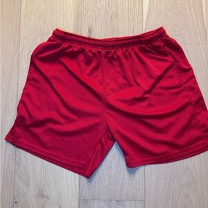 Red Men's Athletic Shorts